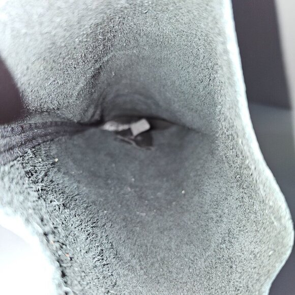 Free People Essential Slouch Boot Womens EU 36.5 Black Leather Tall Boho NEW - Picture 11 of 14